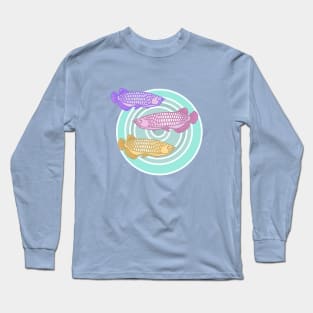 Arowana Fishes In The Water Long Sleeve T-Shirt